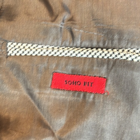 John Varvatos Star Wool Dinner Jacket 44 Regular Black/Grey 40 reg - Picture 8 of 14